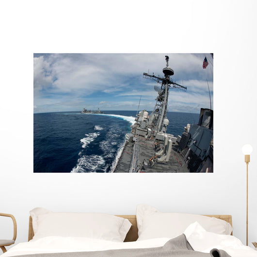 Uss Cowpens Makes High Wall Decal