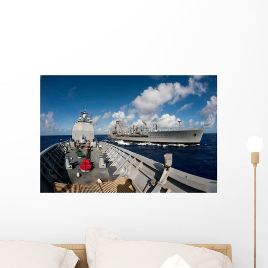 Uss Cowpens Transits alongside Wall Decal