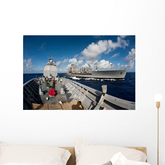 Uss Cowpens Transits alongside Wall Decal