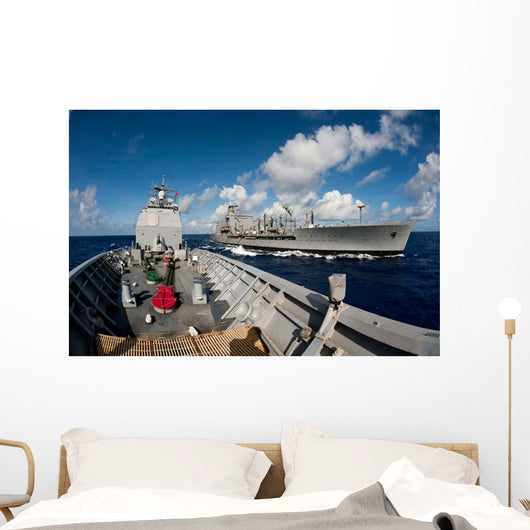 Uss Cowpens Transits alongside Wall Decal