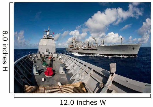 Uss Cowpens Transits alongside Wall Decal