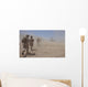 Marines Move through Dust Wall Decal