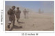 Marines Move through Dust Wall Decal