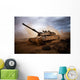 Marines Roll down Dirt Wall Decal