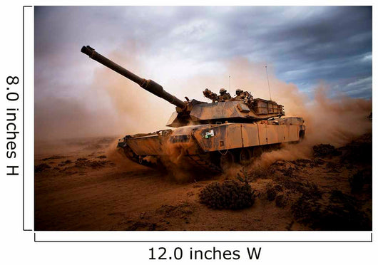 Marines Roll down Dirt Wall Decal