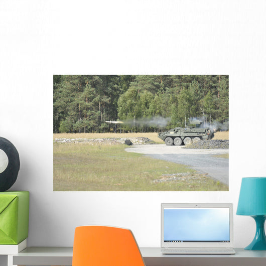 Soldiers Fire Tow Missile Wall Decal