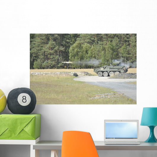 Soldiers Fire Tow Missile Wall Decal