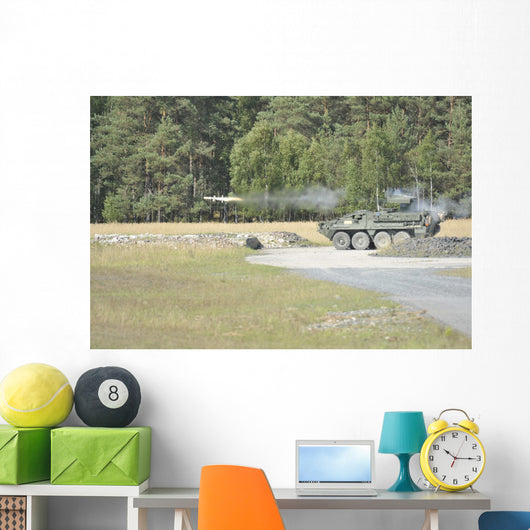 Soldiers Fire Tow Missile Wall Decal