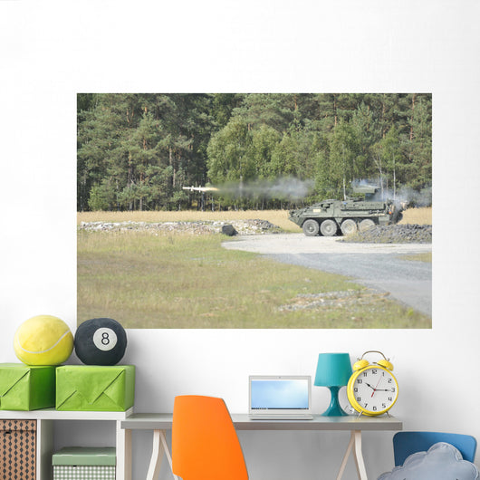 Soldiers Fire Tow Missile Wall Decal