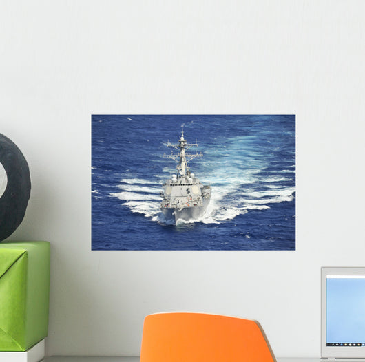 Guided-missile Destroyer Uss Chung-hoon Wall Decal Design 2