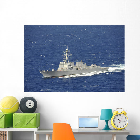 Guided-missile Destroyer Uss Chung-hoon Wall Decal Design 1