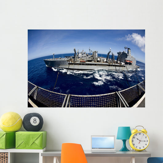 Military Sealift Command's Fleet Wall Decal