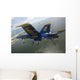 F A-18 Hornet Blue Wall Decal Design 1