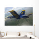F A-18 Hornet Blue Wall Decal Design 1