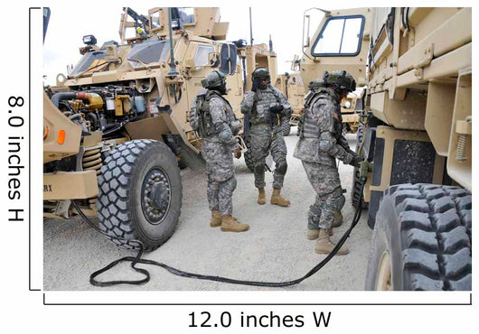 Us Army Soldiers Jump Wall Decal