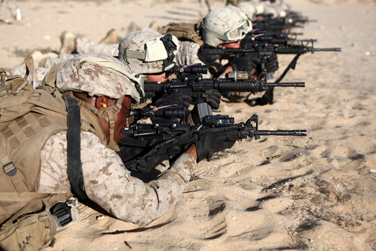 Us Marines Train Combat Wall Decal
