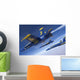 Fa-18 Hornets Blue Angels Wall Decal Design 1