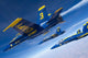 Fa-18 Hornets Blue Angels Wall Decal Design 1