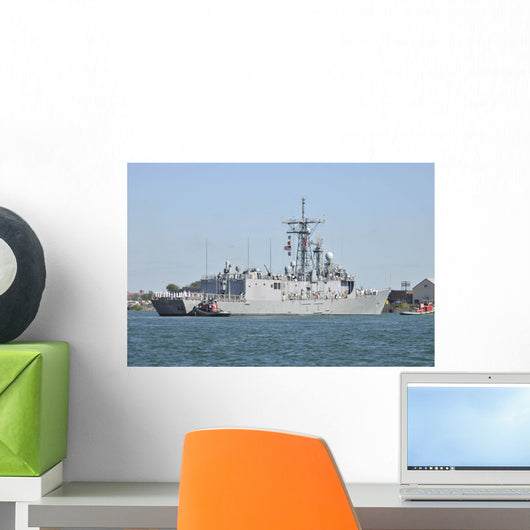 Guided-missile Frigate Uss Wert Wall Decal