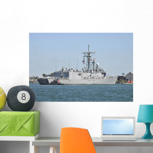 Guided-missile Frigate Uss Wert Wall Decal