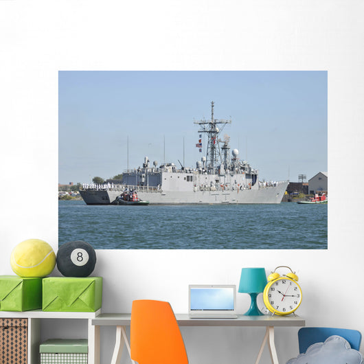 Guided-missile Frigate Uss Wert Wall Decal