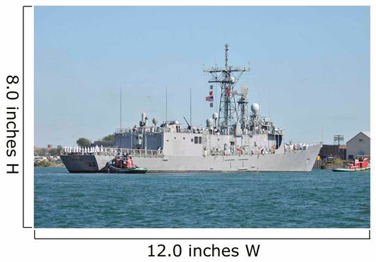 Guided-missile Frigate Uss Wert Wall Decal