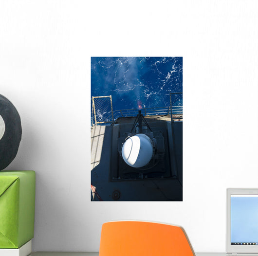 Closed-in Weapons System Fires Wall Decal