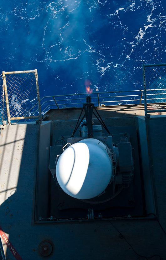 Closed-in Weapons System Fires Wall Decal