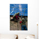 Aviation Ordnanceman Fires M240 Wall Decal