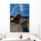 Aviation Ordnanceman Fires M240 Wall Decal