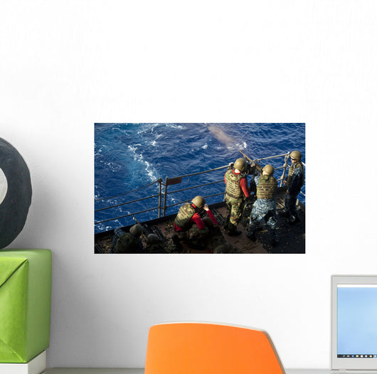 Sailors Fire M240 Machine Wall Decal Design 1