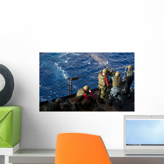 Sailors Fire M240 Machine Wall Decal Design 1