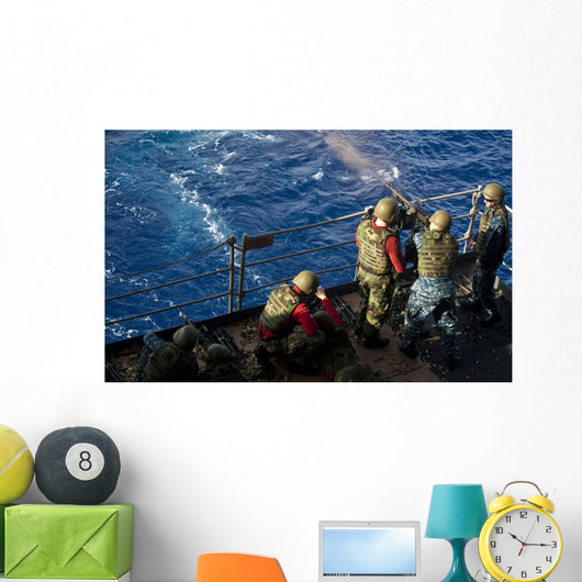 Sailors Fire M240 Machine Wall Decal Design 1