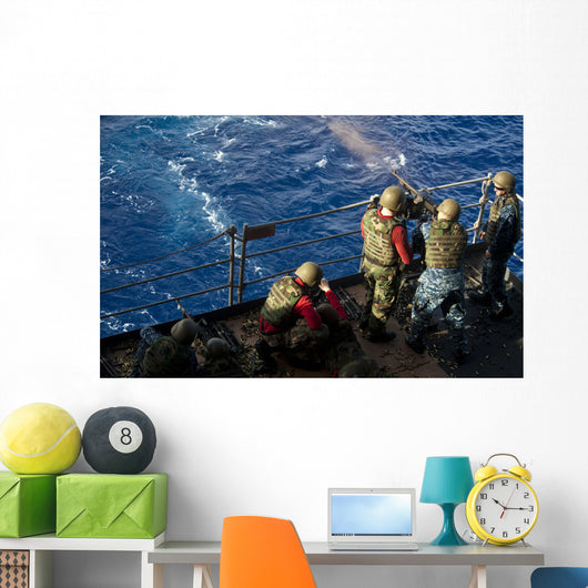 Sailors Fire M240 Machine Wall Decal Design 1