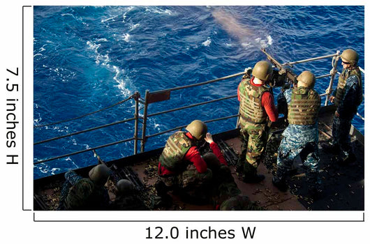 Sailors Fire M240 Machine Wall Decal Design 1