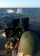 Sailor Fires 50-caliber Machine Wall Decal