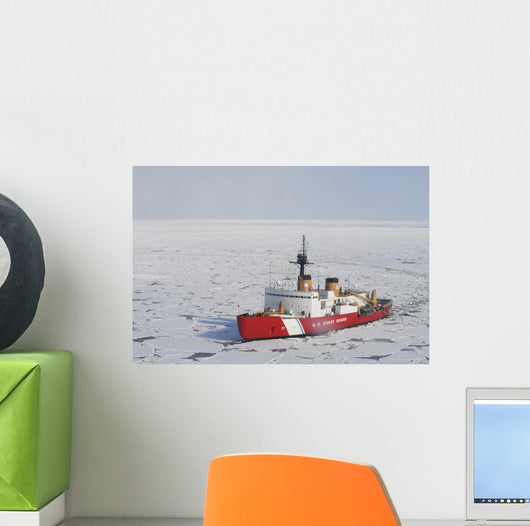 Uscgc Polar Sea Conducts Wall Decal