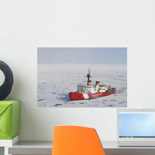Uscgc Polar Sea Conducts Wall Decal
