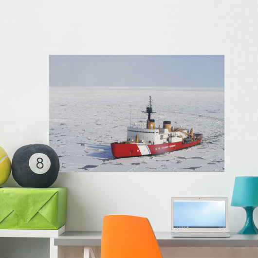 Uscgc Polar Sea Conducts Wall Decal