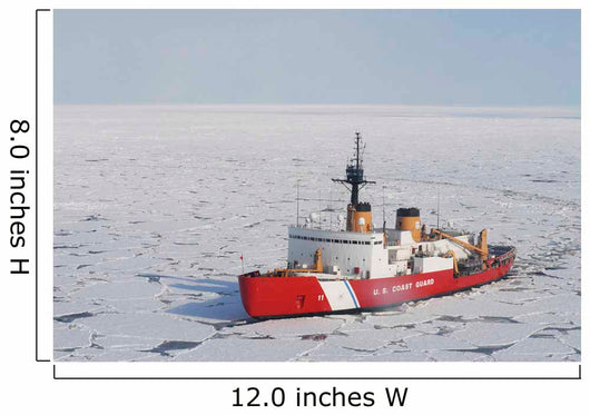 Uscgc Polar Sea Conducts Wall Decal