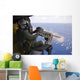 Naval Aircrewman Fires 50-caliber Wall Decal