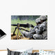 Soldier Engages Targets Downrange Wall Decal