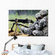 Soldier Engages Targets Downrange Wall Decal