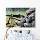 Soldier Engages Targets Downrange Wall Decal