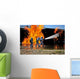 Firefighters Work to Extinguish Wall Decal