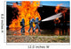 Firefighters Work to Extinguish Wall Decal