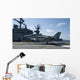Ea-18g Growler Lands aboard Wall Decal