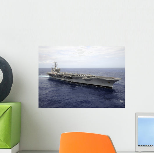 Aircraft Carrier Uss Nimitz Wall Decal Design 1