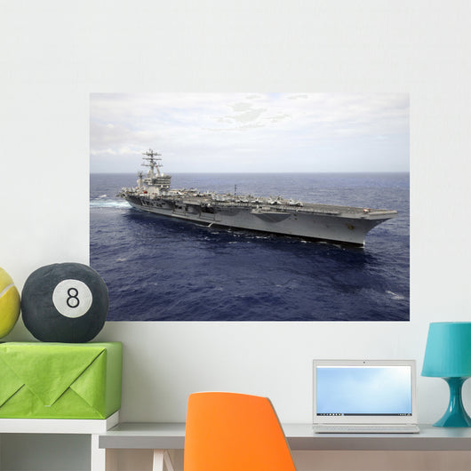 Aircraft Carrier Uss Nimitz Wall Decal Design 1