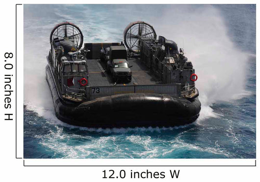 Landing Craft Air Cushion Wall Decal Design 8